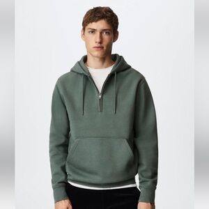 Mango Hoodie L Regular Fit Green